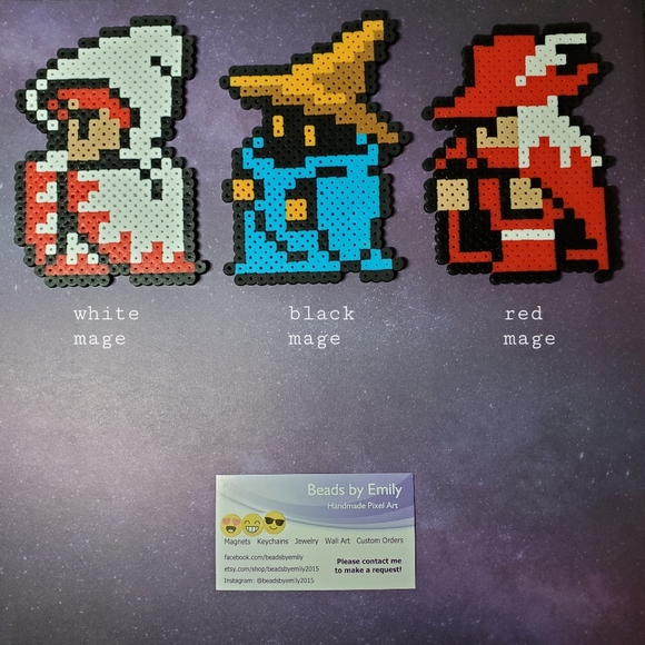 Final Fantasy Magnets - Game Room - Kids Room - Locker Magnets - Gift Ideas - Picture 4 of 10